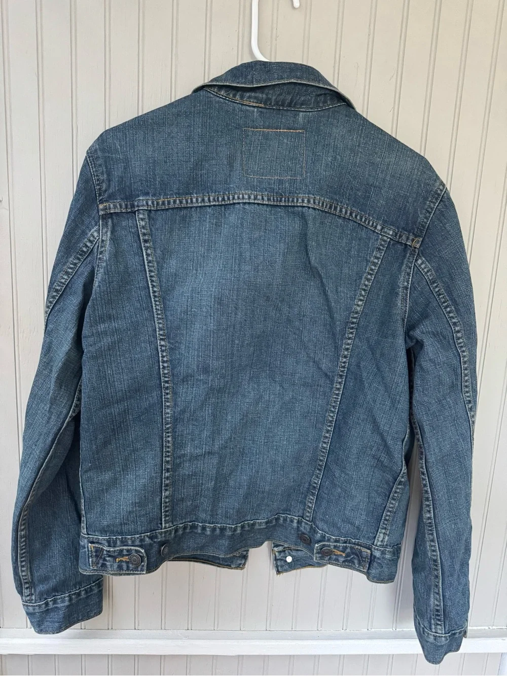 Levi's Blue Denim Trucker Jacket with Red Tab